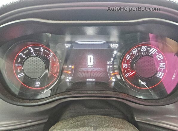 2C3CDZBTXPH688581 2023 DODGE CHALLENGER Orange Instrument cluster view