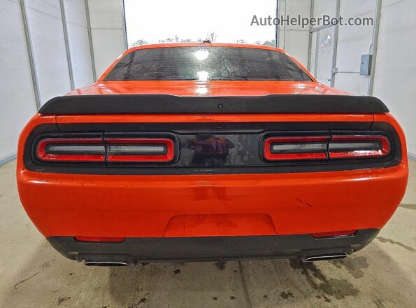 2C3CDZBTXPH688581 2023 DODGE CHALLENGER Orange Rear view