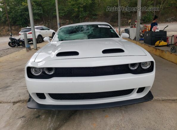 2C3CDZC91KH750333 2019 DODGE CHALLENGER White Вид спереду