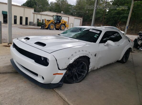 2C3CDZC91KH750333 2019 DODGE CHALLENGER White Передня ліва чверть