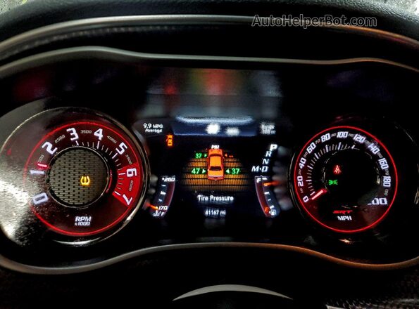 2C3CDZC99GH231683 2016 DODGE CHALLENGER Черный Вид щитка приборов