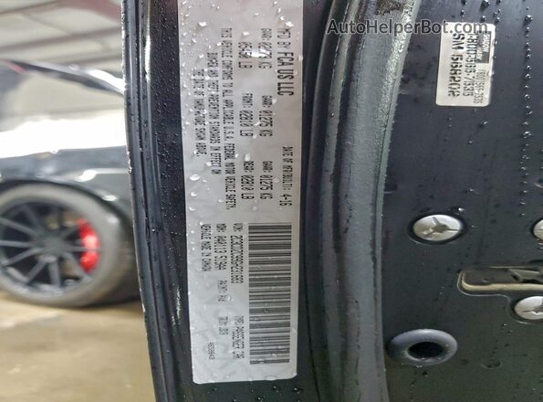 2C3CDZC99GH231683 2016 DODGE CHALLENGER Черный Вид подкапотного пространства
