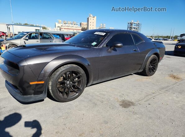 2C3CDZFJ1MH555812 2021 DODGE CHALLENGER Gray Przód lewy