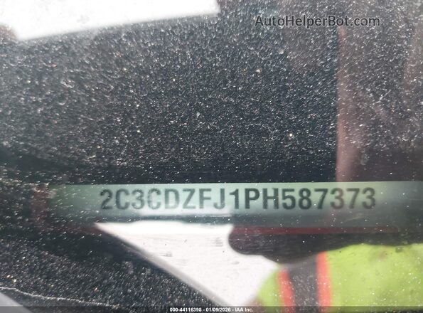 2C3CDZFJ1PH587373 2023 DODGE CHALLENGER Красный Вид подкапотного пространства
