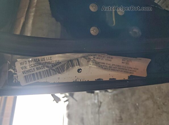 2C3CDZFJ1PH662752 2023 DODGE CHALLENGER Черный Вид подкапотного пространства