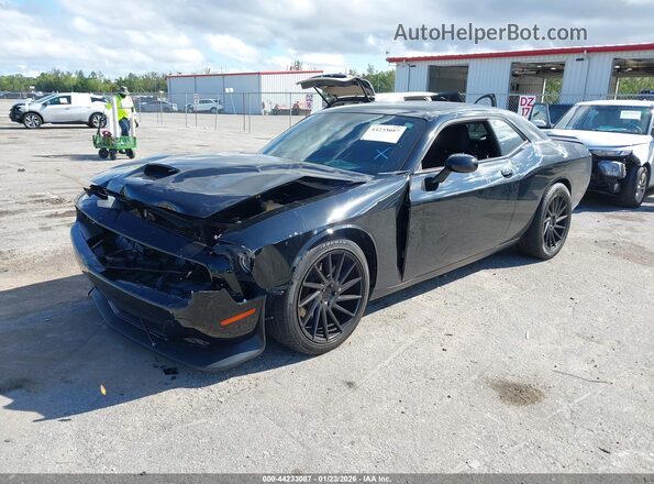 2C3CDZJG4NH174713 2022 DODGE CHALLENGER Черный Передняя левая четверть