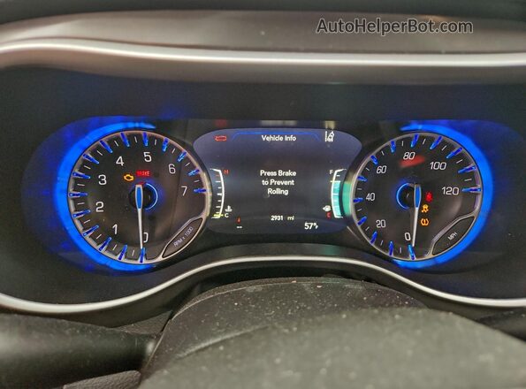 2C4RC1BG2TR160809 2026 CHRYSLER PACIFICA Черный Вид щитка приборов