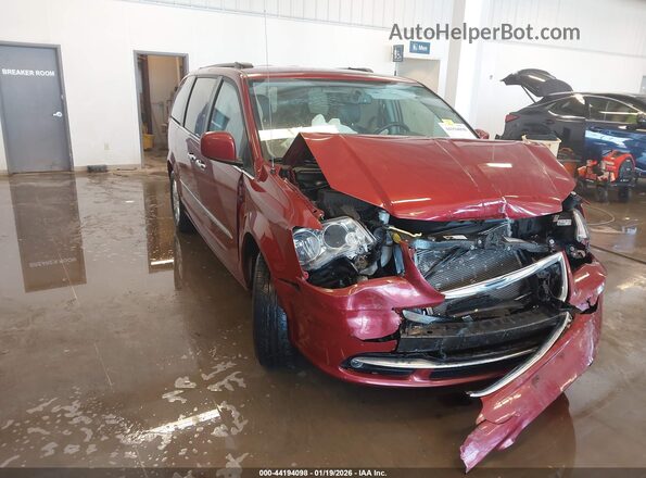 2C4RC1BG7GR199434 2016 CHRYSLER TOWN & COUNTRY Red Передня права чверть