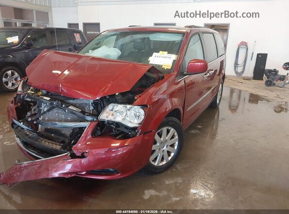 2C4RC1BG7GR199434 2016 CHRYSLER TOWN & COUNTRY Red Передня ліва чверть