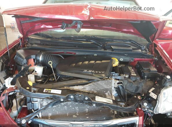 2C4RC1BG7GR199434 2016 CHRYSLER TOWN & COUNTRY Red Вид ззаду