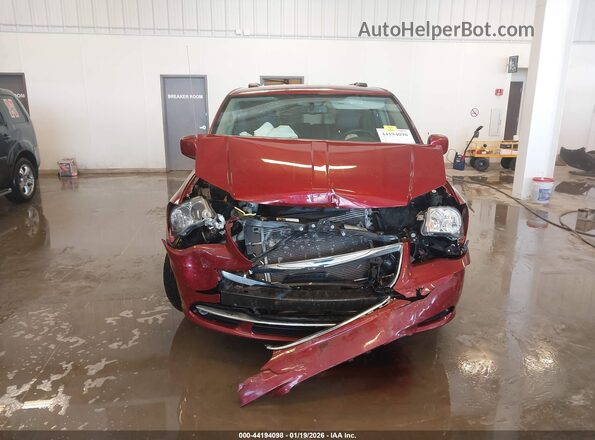 2C4RC1BG7GR199434 2016 CHRYSLER TOWN & COUNTRY Red Вид щитка приладів