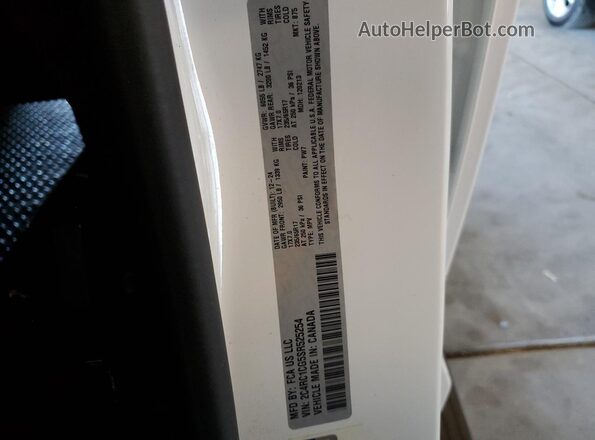2C4RC1CG5SR525254 2025 CHRYSLER VOYAGER White Սալոնի 360 աստիճան տեսք