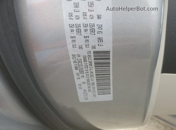 2C4RC1DG1LR163939 2020 CHRYSLER VOYAGER Синий Вид наклейки с VIN-кодом