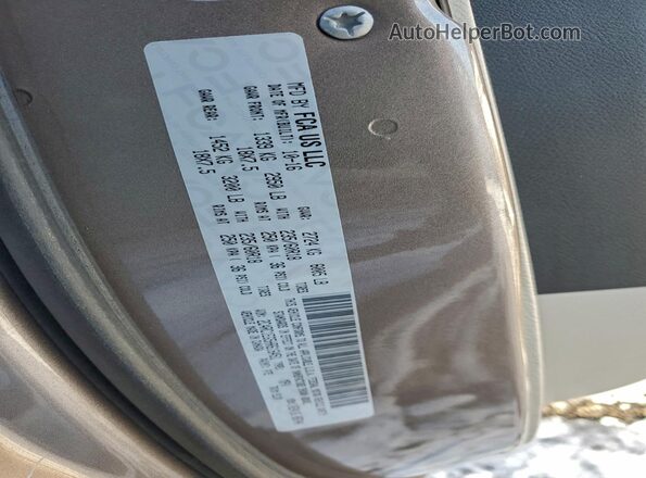 2C4RC1EG5HR616451 2017 CHRYSLER PACIFICA Желто-коричневый Вид наклейки с VIN-кодом