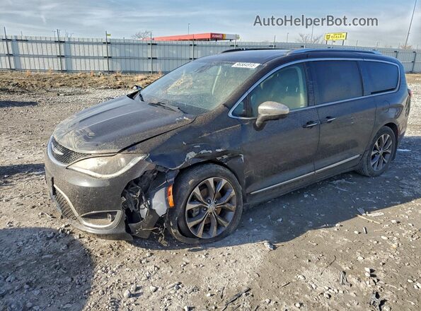2C4RC1GG6LR236315 2020 CHRYSLER PACIFICA Black წინა მარცხენა ხედი სამი მეოთხედიდან