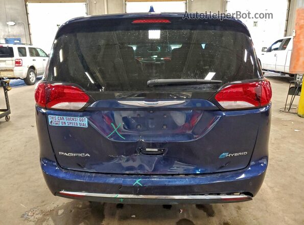 2C4RC1H75JR195283 2018 CHRYSLER PACIFICA Blue Vista trasera