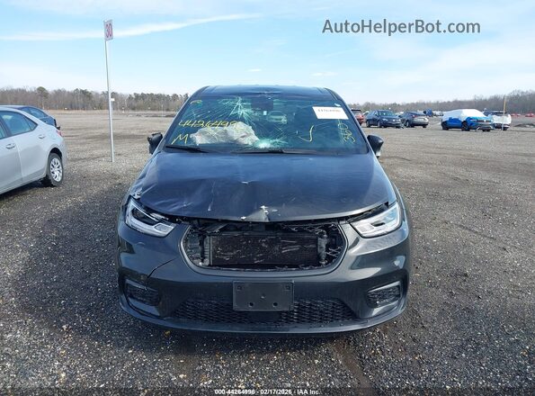2C4RC1L75PR599202 2023 CHRYSLER PACIFICA Black Widok zestawu wskaźników