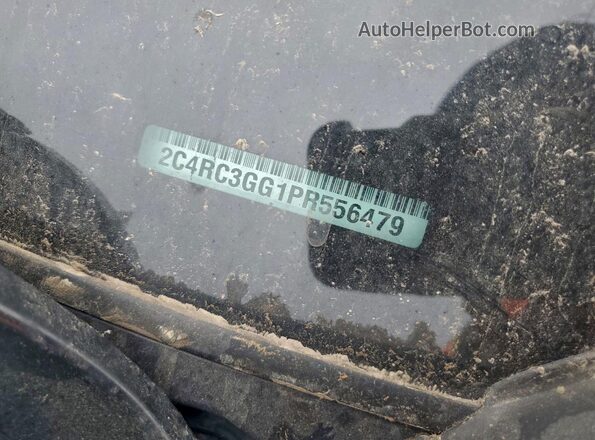 2C4RC3GG1PR556479 2023 CHRYSLER PACIFICA Silver Widok naklejki z numerem VIN