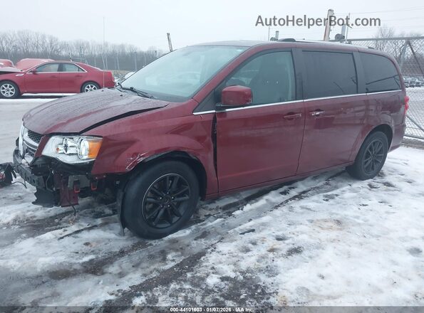 2C4RDGCG2LR253070 2020 DODGE GRAND CARAVAN Бордовый Передняя левая четверть