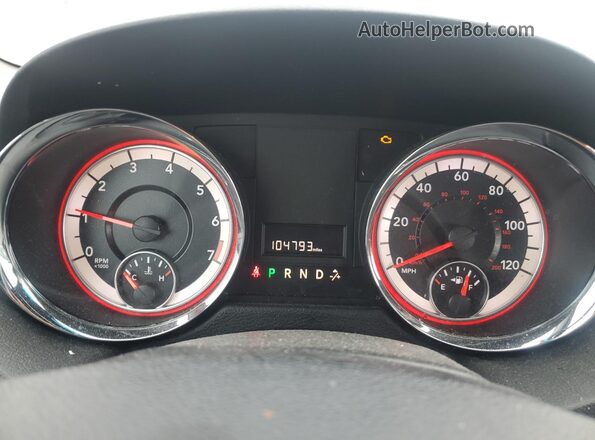 2C4RDGCG7JR216402 2018 DODGE GRAND White Instrument cluster view