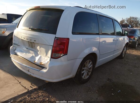 2C4RDGCG8GR132419 2016 DODGE GRAND CARAVAN Белый Задняя правая четверть
