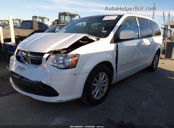 2C4RDGCG8GR132419 2016 DODGE GRAND CARAVAN Белый Передняя левая четверть