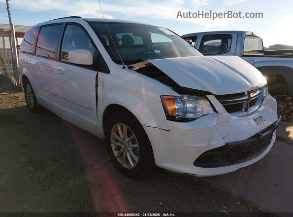 2C4RDGCG8GR132419 2016 DODGE GRAND CARAVAN Белый Передняя правая четверть