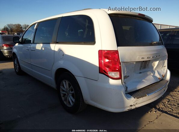 2C4RDGCG8GR132419 2016 DODGE GRAND CARAVAN Белый Задняя левая четверть