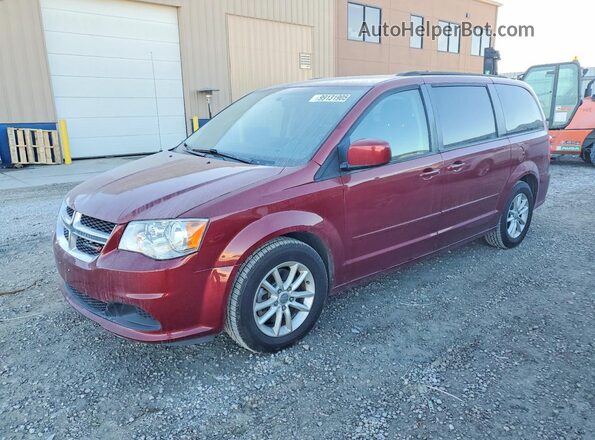 2C4RDGCG8GR310121 2016 DODGE CARAVAN Бордовый Передняя левая четверть