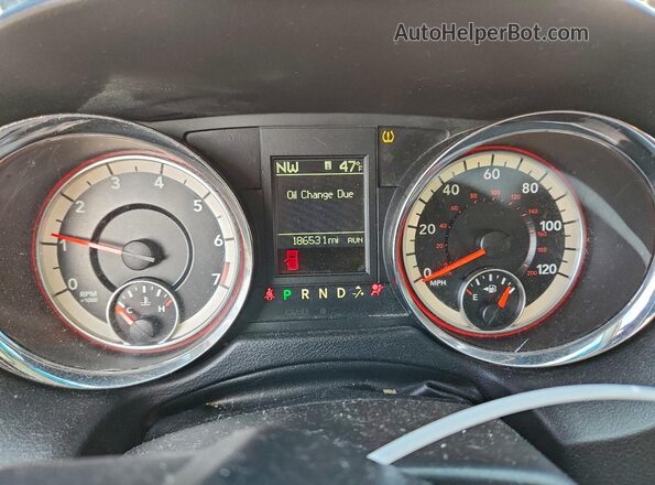 2C4RDGCGXGR328152 2016 DODGE GRAND White Vista del cuadro de instrumentos