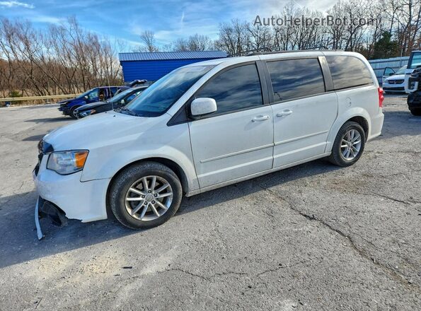 2C4RDGCGXGR328152 2016 DODGE GRAND White Vista tres cuartos delantera izquierda