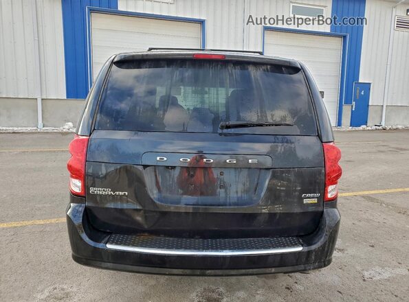 2C4RDGDG4JR242714 2018 DODGE GRAND Черный Вид сзади