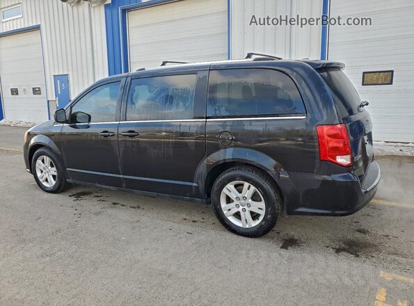 2C4RDGDG4JR242714 2018 DODGE GRAND Черный Задняя левая четверть