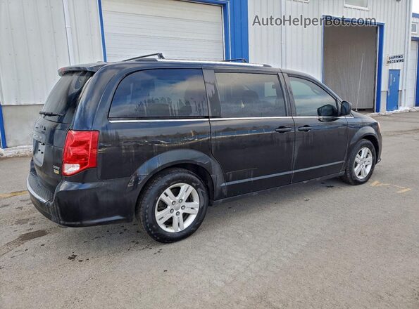 2C4RDGDG4JR242714 2018 DODGE GRAND Черный Задняя правая четверть