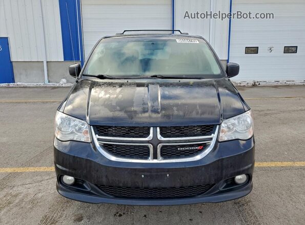 2C4RDGDG4JR242714 2018 DODGE GRAND Черный Вид спереди