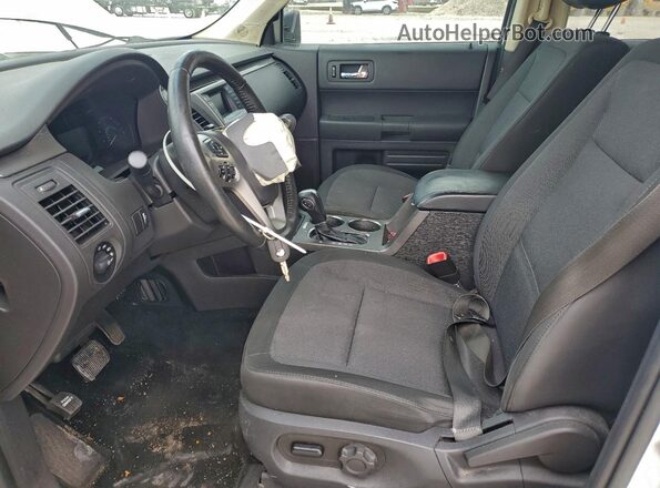2FMGK5B80GBA21007 2016 FORD FLEX Белый Вид салона спереди