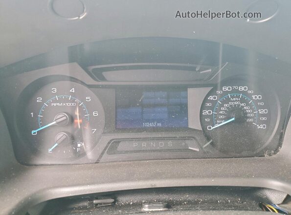 2FMGK5B80GBA21007 2016 FORD FLEX Белый Вид щитка приборов