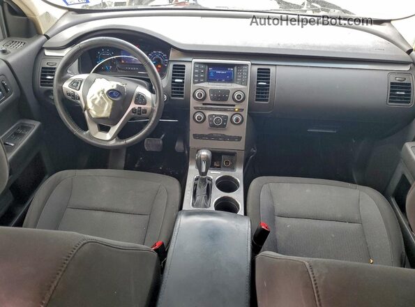 2FMGK5B80GBA21007 2016 FORD FLEX Белый Вид панели приборов
