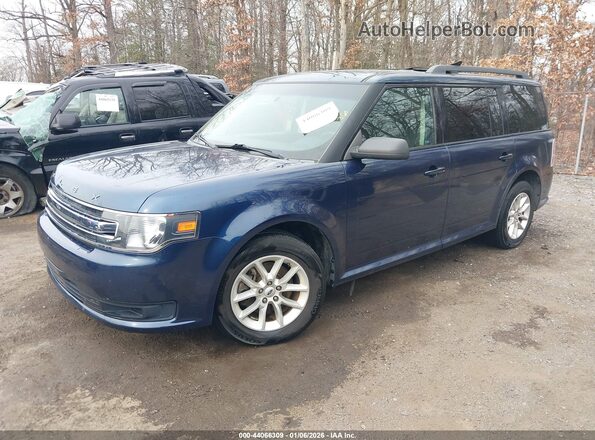 2FMGK5B84HBA01912 2017 FORD FLEX Blue Przód lewy