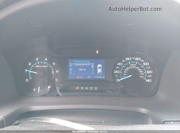 2FMGK5B84HBA01912 2017 FORD FLEX Blue Widok tylnych siedzeń