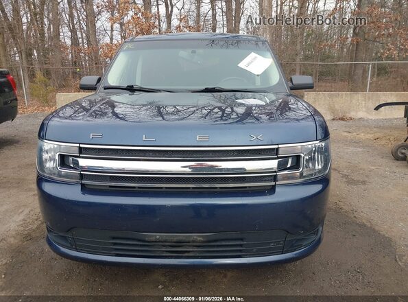 2FMGK5B84HBA01912 2017 FORD FLEX Blue Widok zestawu wskaźników