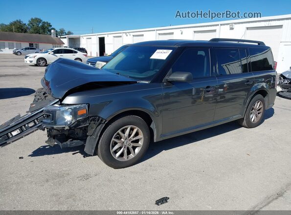 2FMGK5B84JBA04475 2018 FORD FLEX Серый Передняя левая четверть