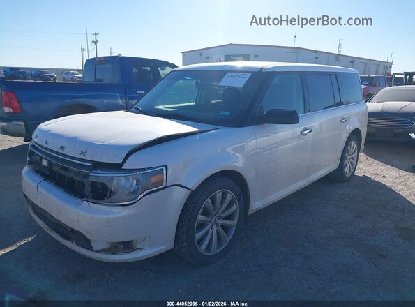 2FMGK5C82HBA13815 2017 FORD FLEX Белый Передняя левая четверть