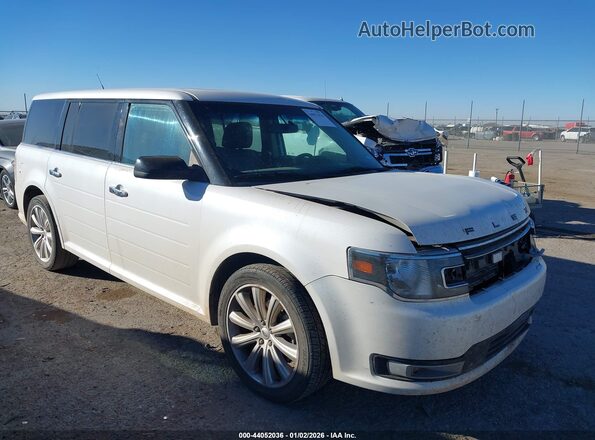 2FMGK5C82HBA13815 2017 FORD FLEX Белый Передняя правая четверть