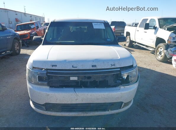 2FMGK5C82HBA13815 2017 FORD FLEX Белый Вид щитка приборов