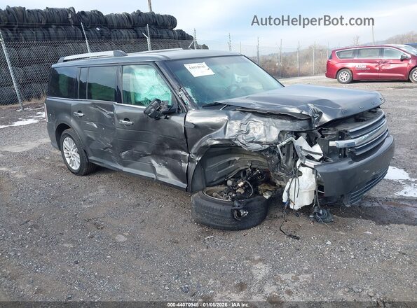 2FMGK5C82KBA16592 2019 FORD FLEX Gray Przód prawy
