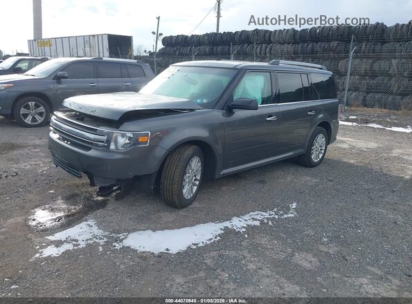 2FMGK5C82KBA16592 2019 FORD FLEX Gray Przód lewy