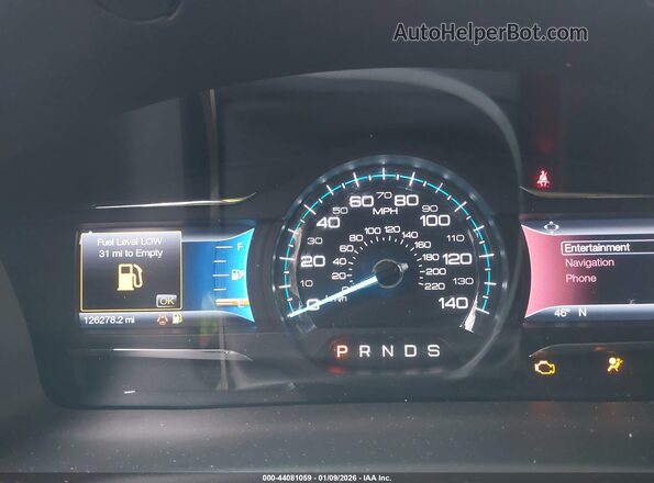 2FMGK5C85GBA00510 2016 FORD FLEX Black Widok tylnych siedzeń
