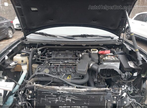 2FMGK5C85GBA00510 2016 FORD FLEX Black Widok z tyłu