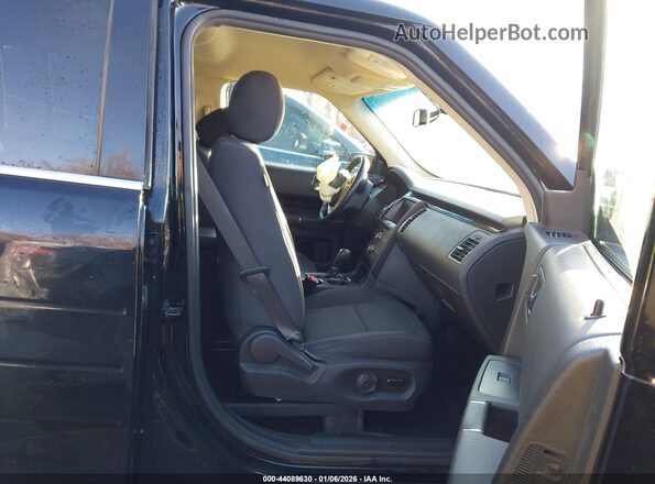2FMGK5C86HBA03790 2017 FORD FLEX Черный Вид салона спереди